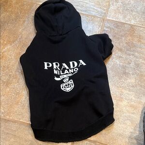 Prada Black Pet Hoodie